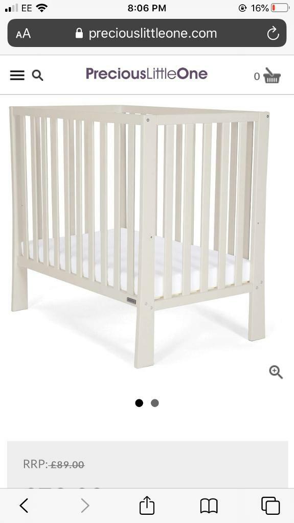 mamas and papas space saving cot